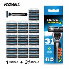 Provvista Kwalità Għolja Six Blade System Razor Leħja li tinbidel